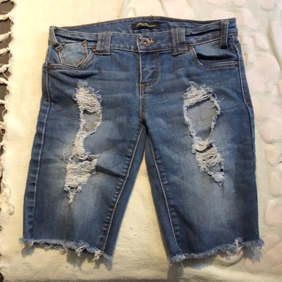 Streetwear Soceity - Blue Jean Shorts - Picture 1 of 6